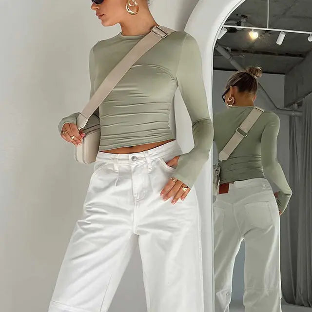Slim-Fit Long Sleeve Tee