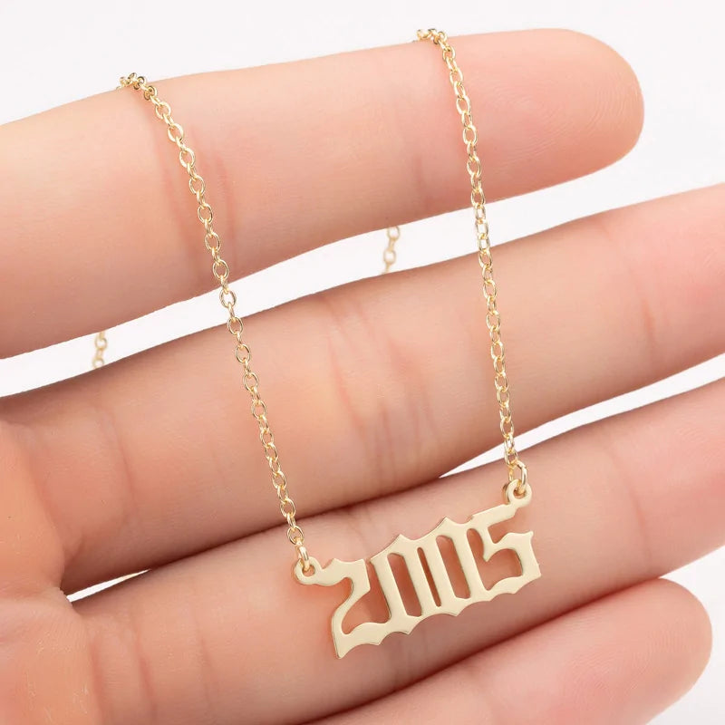 Birth Year Necklace