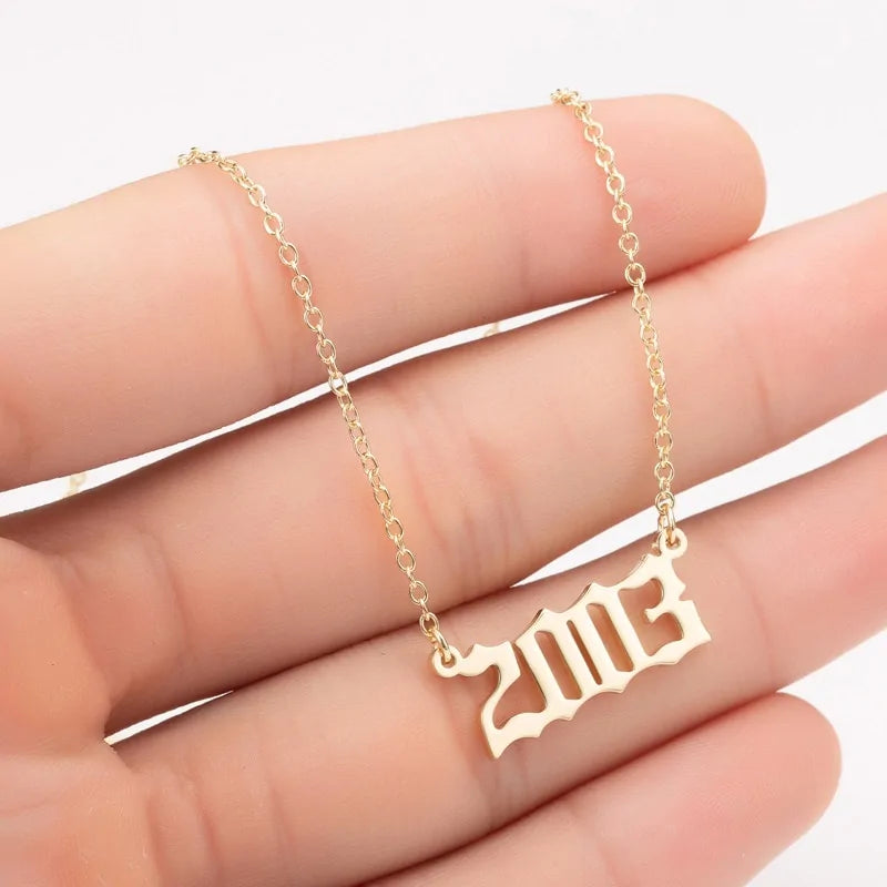 Birth Year Necklace