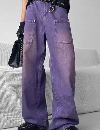 Straight-leg Jeans For Men Women