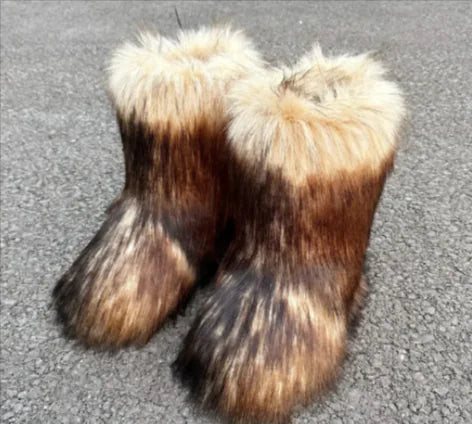 Fur plush Snow Boots