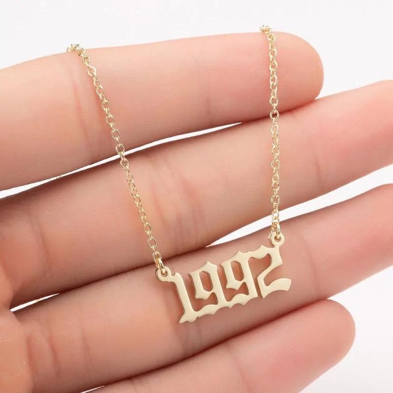 Birth Year Necklace