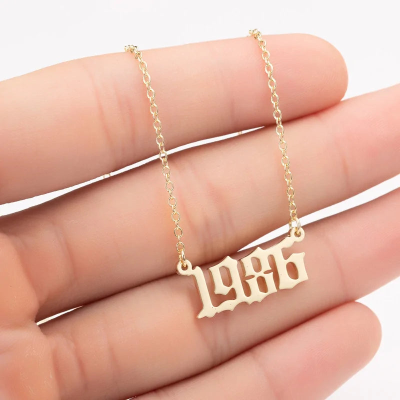 Birth Year Necklace