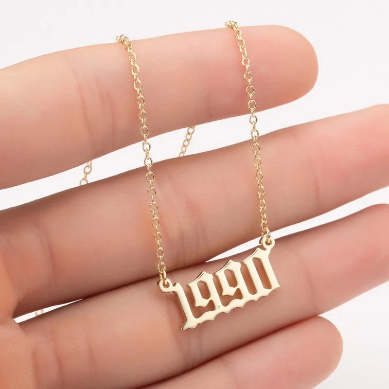 Birth Year Necklace