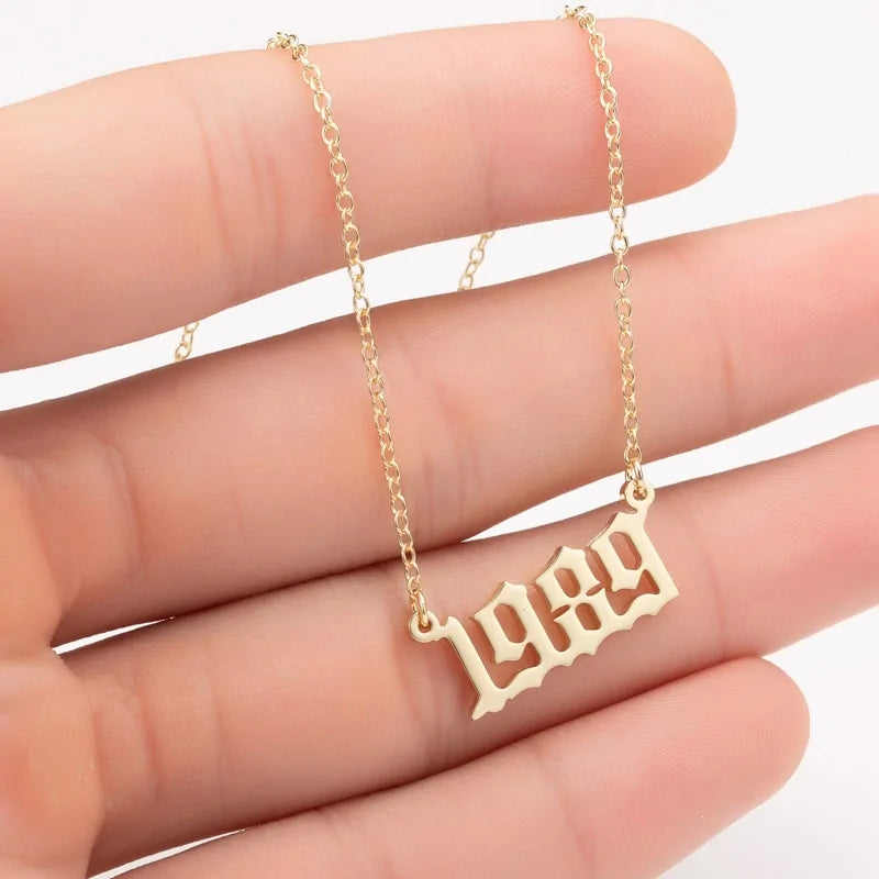 Birth Year Necklace