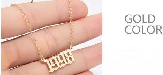 Birth Year Necklace