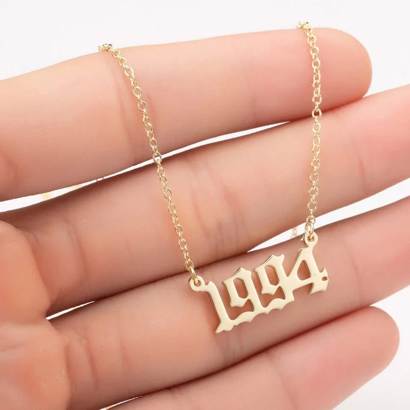 Birth Year Necklace