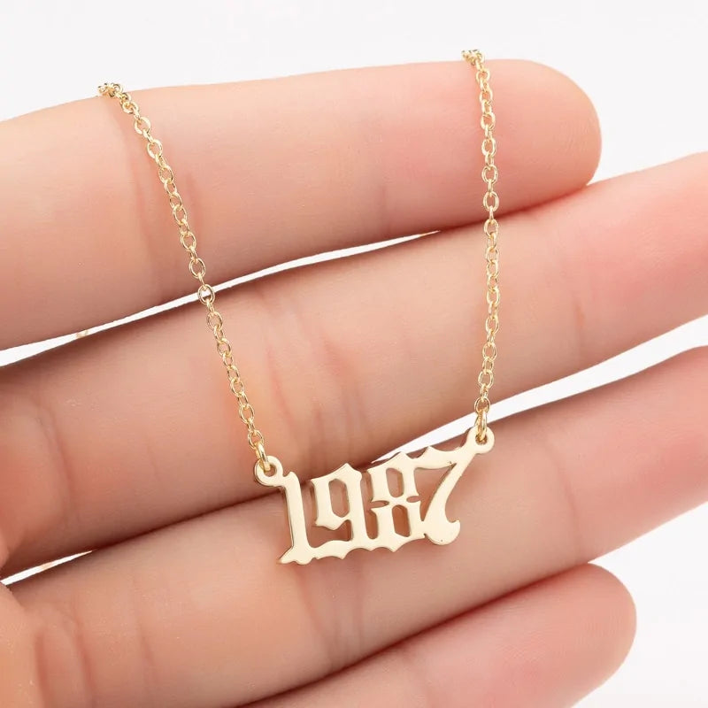 Birth Year Necklace