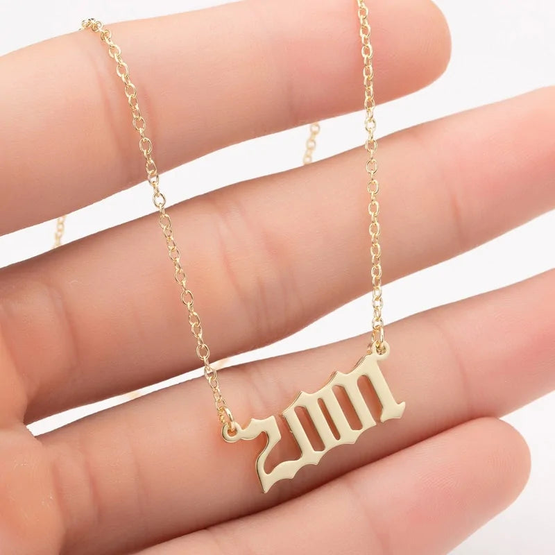 Birth Year Necklace