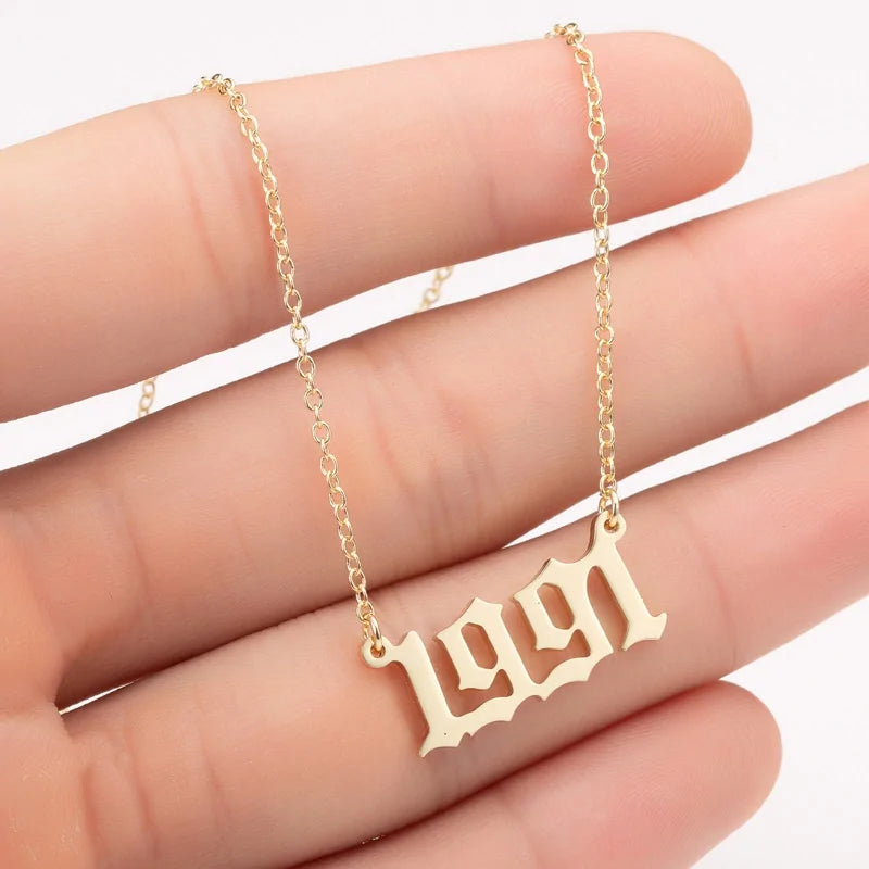 Birth Year Necklace