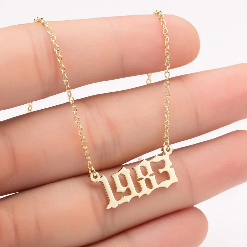 Birth Year Necklace