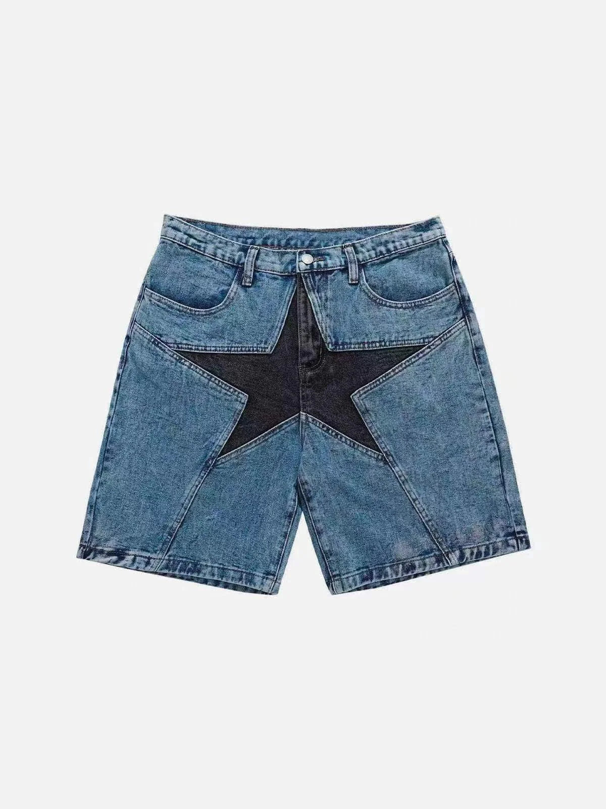 Star Patch Denim Pants