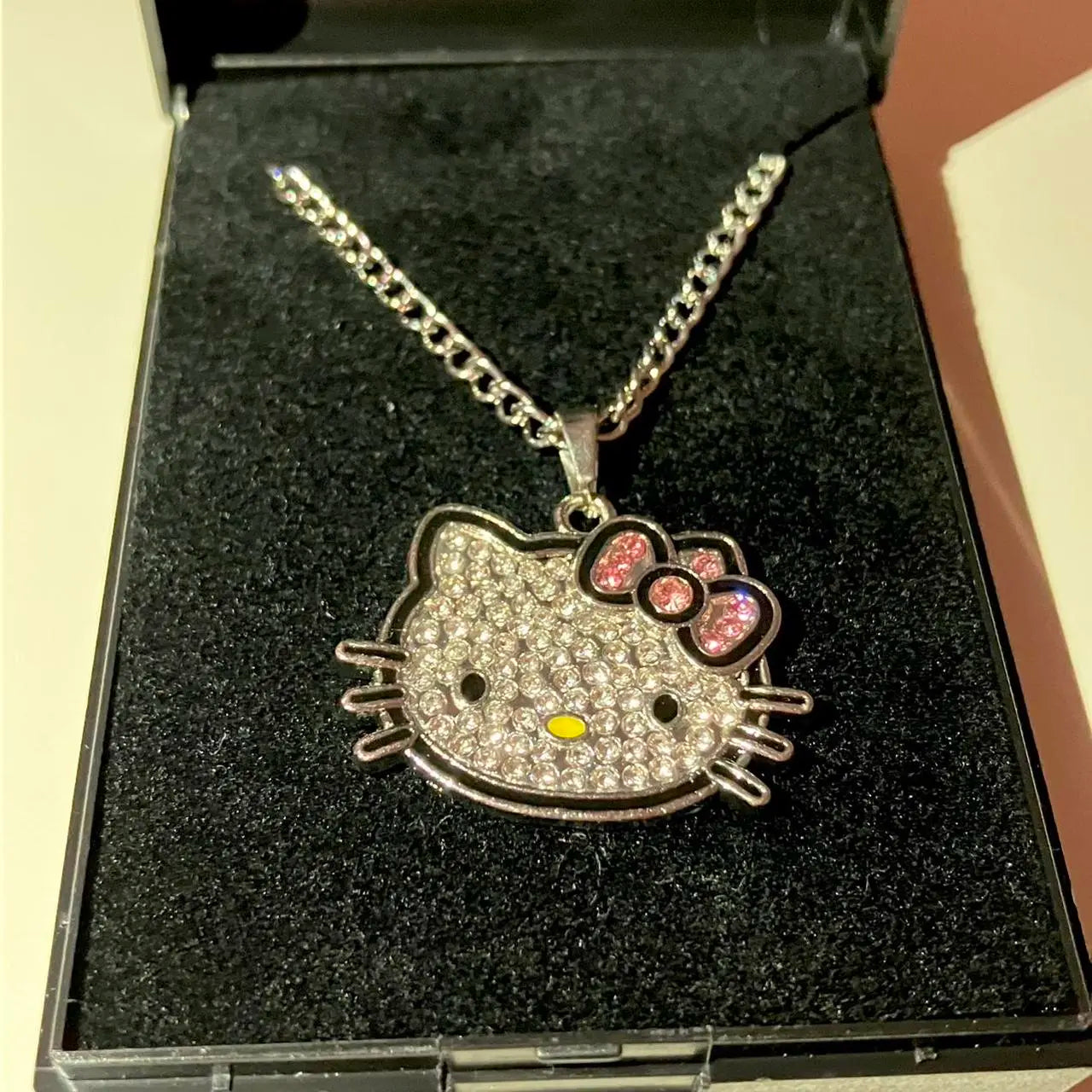 Hello Kitty Pink Bow Necklace