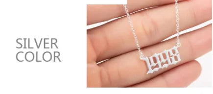 Birth Year Necklace