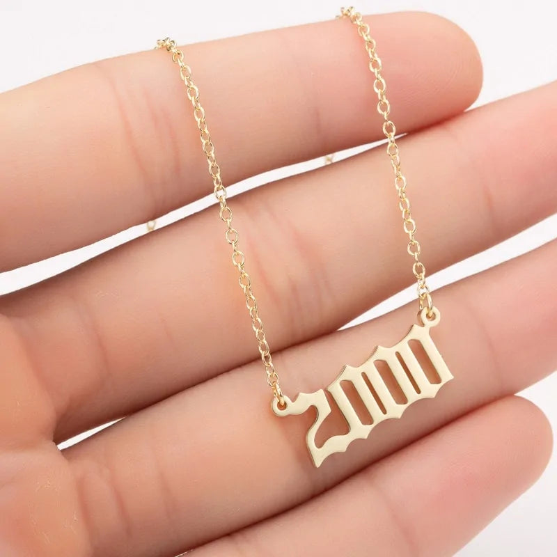 Birth Year Necklace