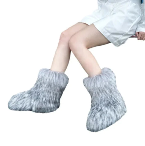 Fur plush Snow Boots