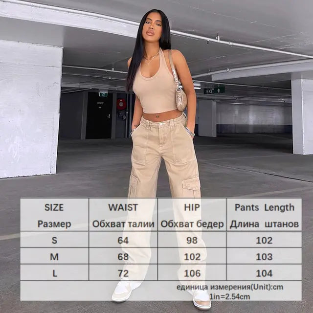 Streetwear Cargo Pants Vintage