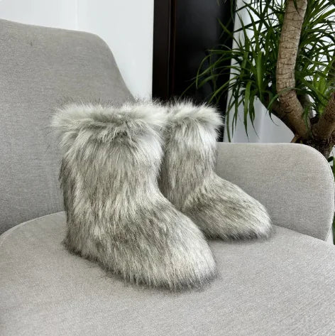 Fur plush Snow Boots