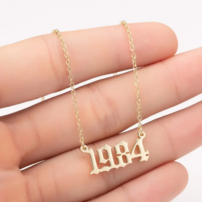 Birth Year Necklace