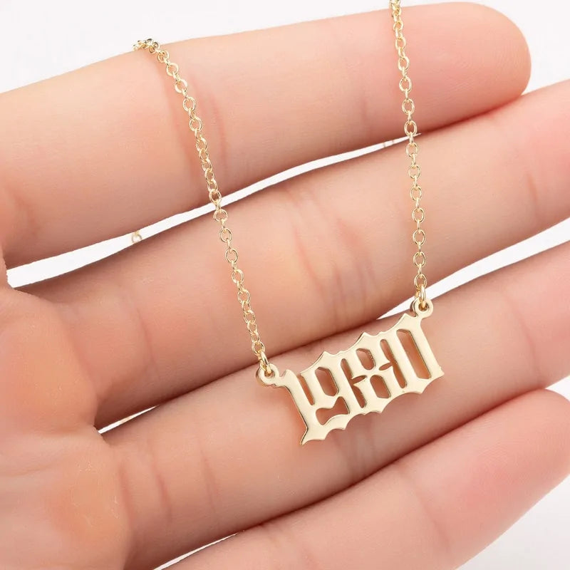 Birth Year Necklace