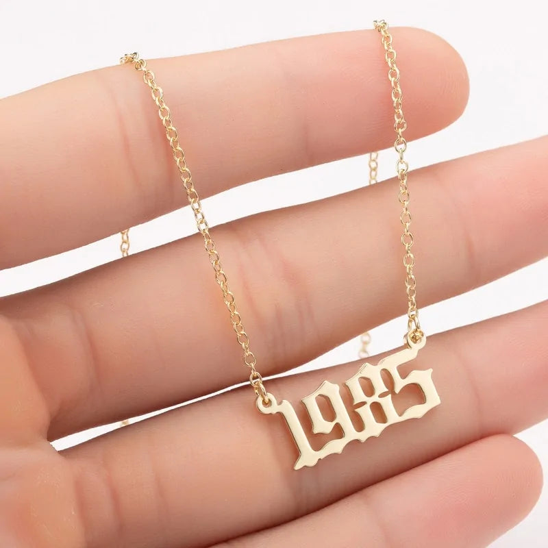 Birth Year Necklace