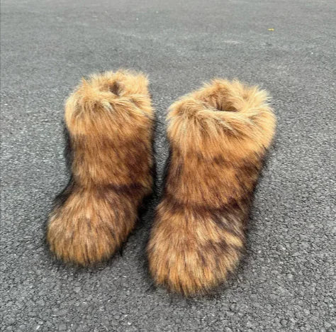 Fur plush Snow Boots