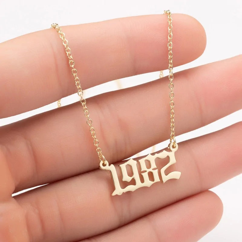 Birth Year Necklace