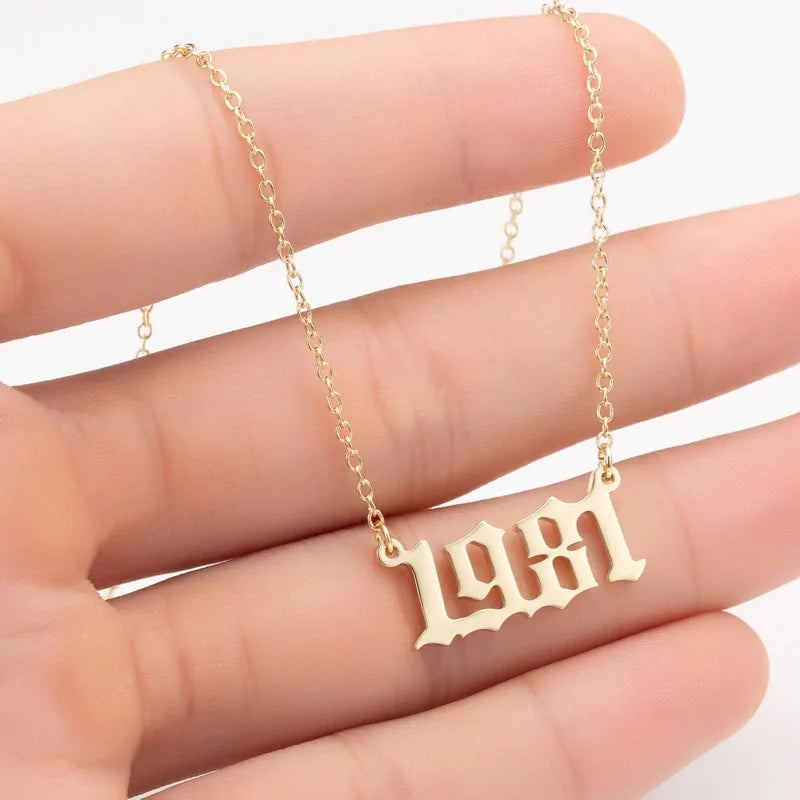 Birth Year Necklace