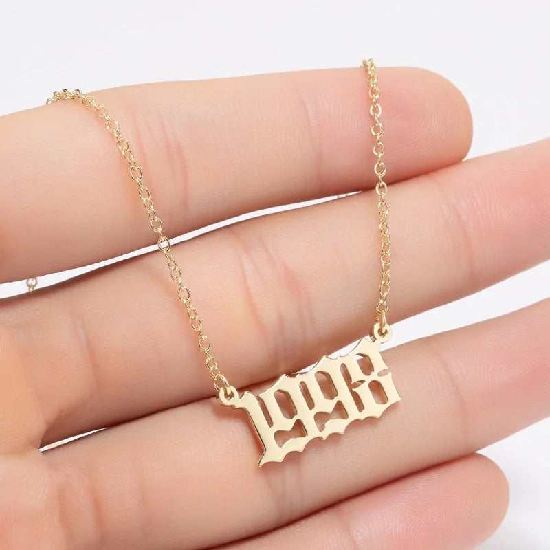 Birth Year Necklace