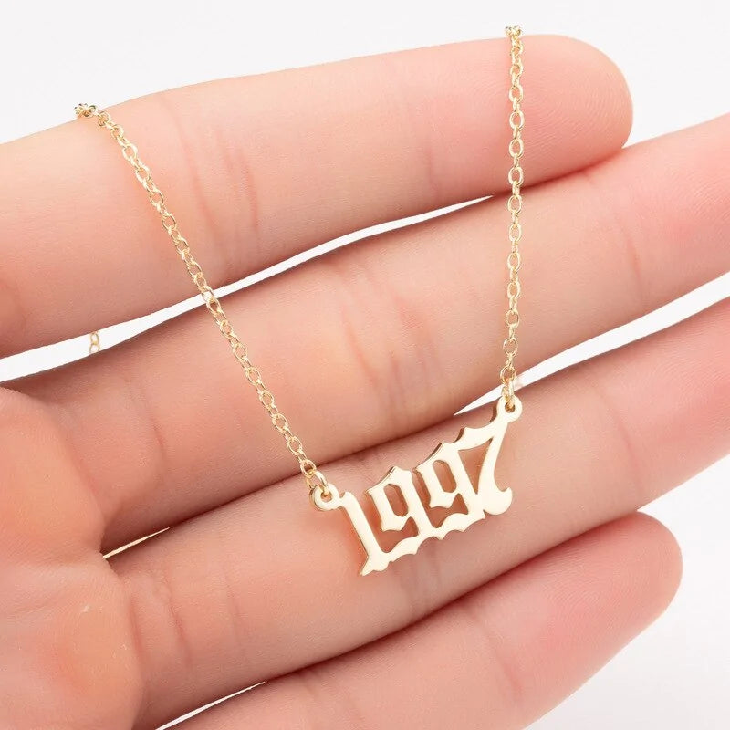 Birth Year Necklace