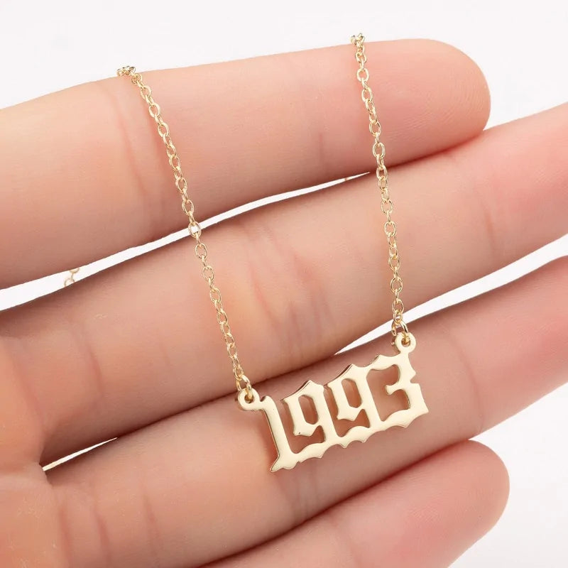 Birth Year Necklace